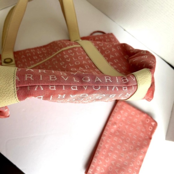 BVLGARI ✨Logomania Sophia Tote with Pouch NWT - Picture 7 of 15